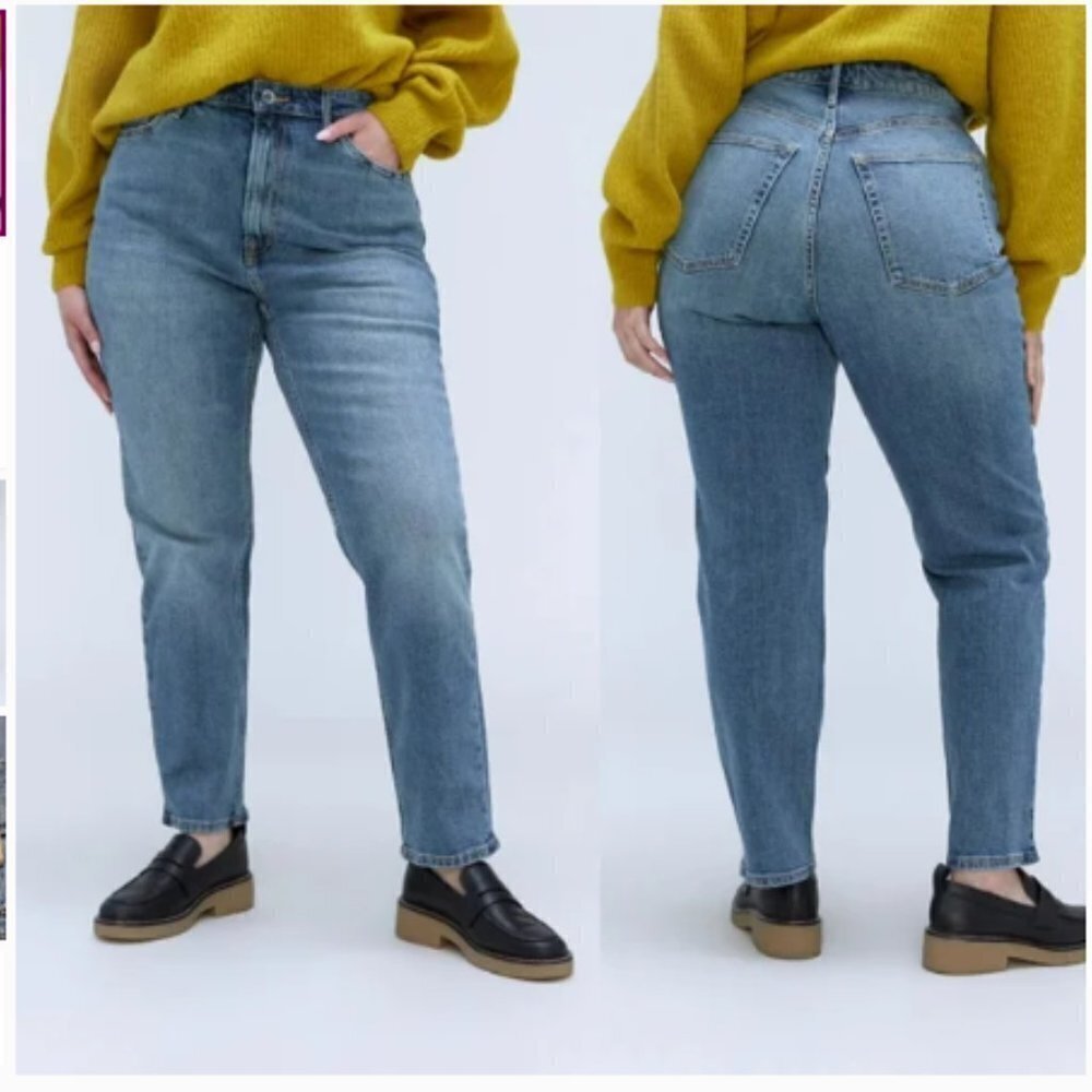Everlane The Original Cheeky Jean Light Wash size 26‎ Crop